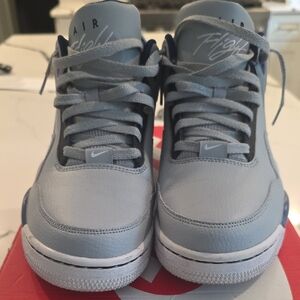 Nike Air Flight Legacy – Wolf Grey/White/Mystic Navy, Men’s Size 9.5